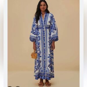 Farm Rio Flora Tapestry Midi Dress